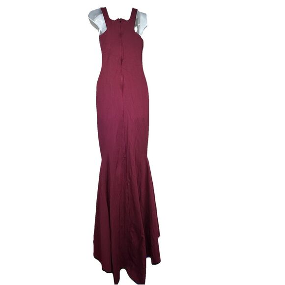 jesus & antonio estrada long high low sleeveless v-neck maxi dress - Picture 4 of 7